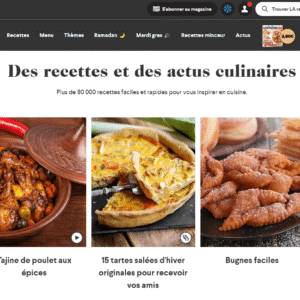 site web cuisineaz